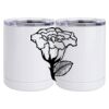 10 oz. White Stainless Steel Short Tumbler Thumbnail