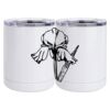10 oz. White Stainless Steel Short Tumbler Thumbnail