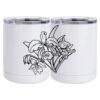 10 oz. White Stainless Steel Short Tumbler Thumbnail