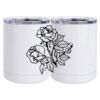 10 oz. White Stainless Steel Short Tumbler Thumbnail