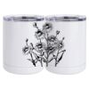 10 oz. White Stainless Steel Short Tumbler Thumbnail