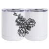 10 oz. White Stainless Steel Short Tumbler Thumbnail