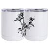 10 oz. White Stainless Steel Short Tumbler Thumbnail
