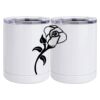 10 oz. White Stainless Steel Short Tumbler Thumbnail