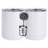 10 oz. White Stainless Steel Short Tumbler Thumbnail