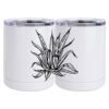 10 oz. White Stainless Steel Short Tumbler Thumbnail