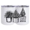 10 oz. White Stainless Steel Short Tumbler Thumbnail