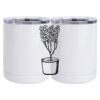 10 oz. White Stainless Steel Short Tumbler Thumbnail