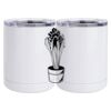 10 oz. White Stainless Steel Short Tumbler Thumbnail