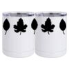 10 oz. White Stainless Steel Short Tumbler Thumbnail