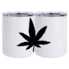 10 oz. White Stainless Steel Short Tumbler Thumbnail