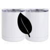 10 oz. White Stainless Steel Short Tumbler Thumbnail