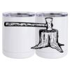 10 oz. White Stainless Steel Short Tumbler Thumbnail
