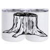 10 oz. White Stainless Steel Short Tumbler Thumbnail