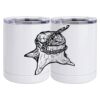 10 oz. White Stainless Steel Short Tumbler Thumbnail
