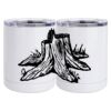 10 oz. White Stainless Steel Short Tumbler Thumbnail