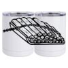 10 oz. White Stainless Steel Short Tumbler Thumbnail