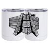 10 oz. White Stainless Steel Short Tumbler Thumbnail
