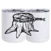 10 oz. White Stainless Steel Short Tumbler Thumbnail
