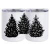 10 oz. White Stainless Steel Short Tumbler Thumbnail