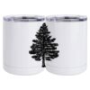 10 oz. White Stainless Steel Short Tumbler Thumbnail