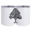 10 oz. White Stainless Steel Short Tumbler Thumbnail