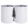 10 oz. White Stainless Steel Short Tumbler Thumbnail