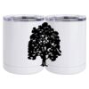 10 oz. White Stainless Steel Short Tumbler Thumbnail