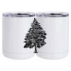 10 oz. White Stainless Steel Short Tumbler Thumbnail