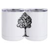 10 oz. White Stainless Steel Short Tumbler Thumbnail