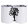 10 oz. White Stainless Steel Short Tumbler Thumbnail