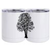 10 oz. White Stainless Steel Short Tumbler Thumbnail
