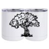 10 oz. White Stainless Steel Short Tumbler Thumbnail