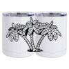 10 oz. White Stainless Steel Short Tumbler Thumbnail