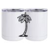 10 oz. White Stainless Steel Short Tumbler Thumbnail