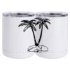10 oz. White Stainless Steel Short Tumbler Thumbnail
