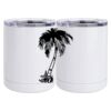 10 oz. White Stainless Steel Short Tumbler Thumbnail