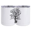 10 oz. White Stainless Steel Short Tumbler Thumbnail