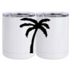 10 oz. White Stainless Steel Short Tumbler Thumbnail
