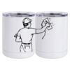 10 oz. White Stainless Steel Short Tumbler Thumbnail