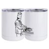 10 oz. White Stainless Steel Short Tumbler Thumbnail