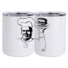 10 oz. White Stainless Steel Short Tumbler Thumbnail