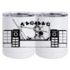 10 oz. White Stainless Steel Short Tumbler Thumbnail
