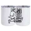 10 oz. White Stainless Steel Short Tumbler Thumbnail