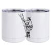10 oz. White Stainless Steel Short Tumbler Thumbnail