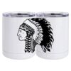 10 oz. White Stainless Steel Short Tumbler Thumbnail
