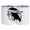 10 oz. White Stainless Steel Short Tumbler Thumbnail