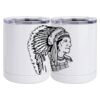 10 oz. White Stainless Steel Short Tumbler Thumbnail