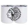 10 oz. White Stainless Steel Short Tumbler Thumbnail
