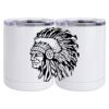 10 oz. White Stainless Steel Short Tumbler Thumbnail